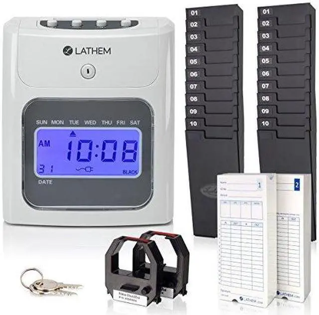 Main image of Lathem 400EKIT Time Clock Bundle