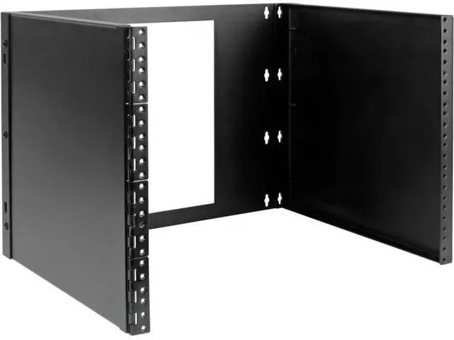 Main image of Tripp Lite 8U Wall-Mount Bracket for Small Switches, Patch Panels Hinged - Black
