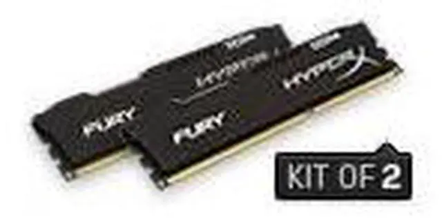 Main image of Kingston HX421C14FB2K2-16 HyperX Fury Black DDR4-2133 16GB 1G x 64 CL14 Memory Kit