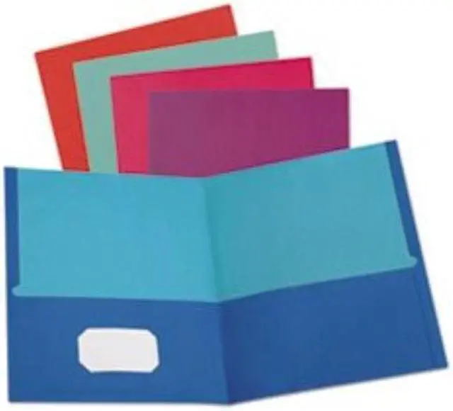 Alt view image 2 of 7 - Tops 51274EE Twisted Twin Textured Pocket Folders, Assorted, 10/PK