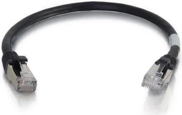 Alt view image 4 of 11 - C2G 00712 Cat6a Cable - Snagless Shielded Ethernet Network Patch Cable, Black (7 Feet, 2.13 Meters)