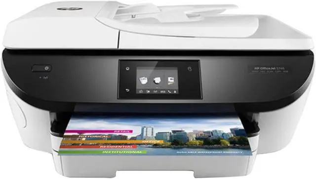 Main image of Refurbished HP 5740 All In One Office Jet Printer W/ Mobile Printing-WHITE