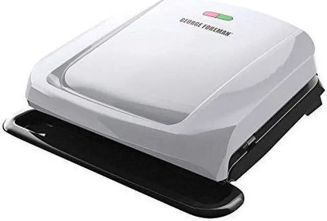 Main image of George Foreman 4-Serving Removable Plate & Panini Grill Platinum GRP1060P