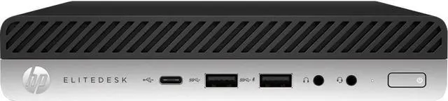 Alt view image 2 of 12 - HP 4SX31UT EliteDesk 705 G4 Desktop Computer A10-9700E 8GB 256GB SSD W10P