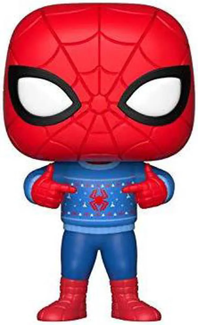 Main image of Funko POP! Marvel: Holiday - Spider-Man with Ugly Sweater - 33983