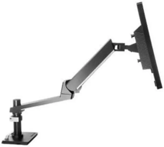 Alt view image 6 of 11 - Lenovo - 4XF0H70603 - Lenovo Mounting Arm for Monitor - Black - 20 lb Load Capacity - 1