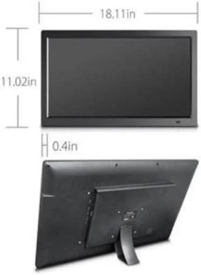Alt view image 9 of 10 - 19" Smart WiFi Cloud Digital Photo Frame, free Cloud storage, real-time photos, Movie, Social Media, Browser, all apps