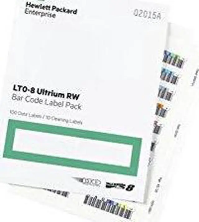 Alt view image 2 of 3 - HP Q2015A Lto-8 Ultrium Rw Bar Code Label Pack - Barcode Labels