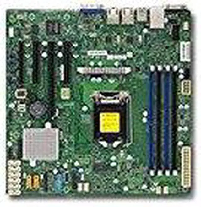 Alt view image 2 of 8 - Supermicro X11SSM-F-B LGA1151/ Intel C236/ DDR4/ SATA3&USB3.0/ V&2GbE/ MicroATX Motherboard