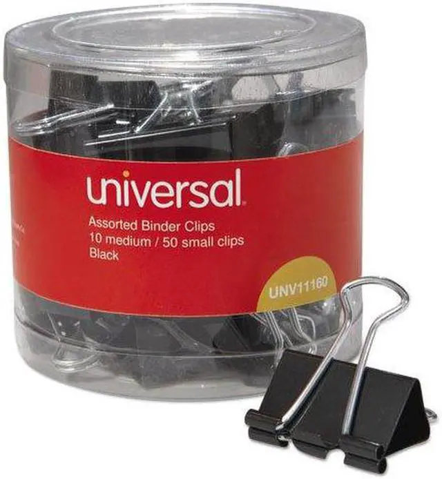 Alt view image 2 of 12 - Universal Binder Clips - UNV11160