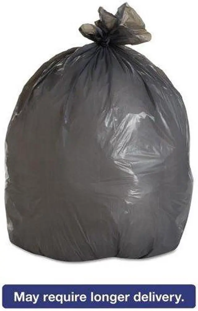 Alt view image 2 of 7 - Boardwalk 3036SH Low-Density Can Liners, 20-30 gal, .95mil, 30w x 36h, Gray, 25/Roll, 4 Rolls/Carton, 1 Carton