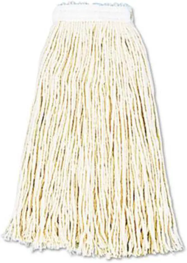 Alt view image 4 of 12 - Boardwalk Premium Cut-End Wet Mop Heads Cotton 16oz White 12/Carton 216CCT