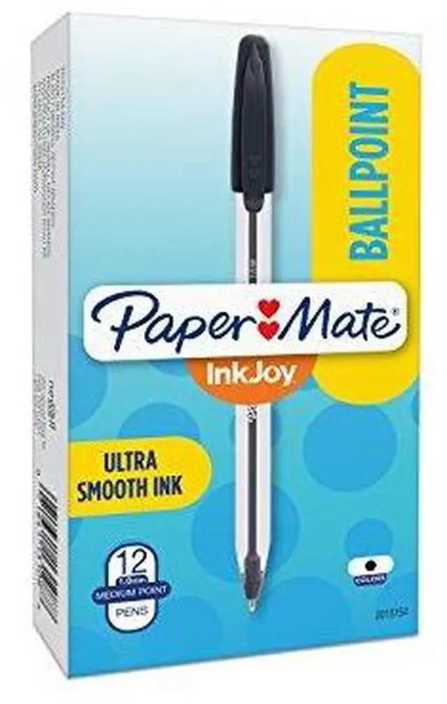 Alt view image 2 of 8 - Paper Mate Pen 1.0mm Medium Point InkJoy 50ST 12/DZ Black 2013154