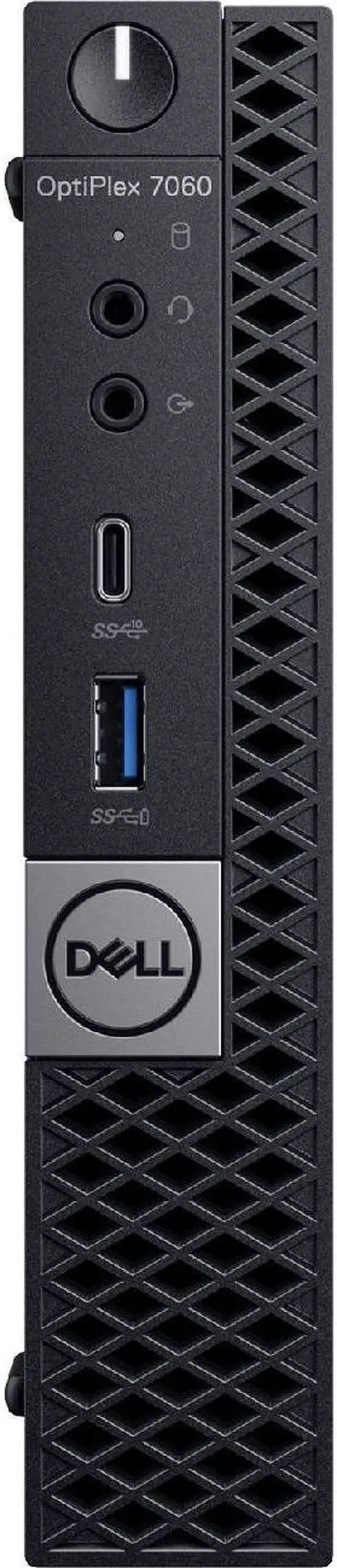 Alt view image 7 of 20 - Dell OptiPlex 7060 PN1RV Desktop Computer - Intel Core i7 (8th Gen) i7-8700T 2.40 GHz - 8 GB DDR4 SDRAM - 128 GB SSD - Windows 10 Pro 64-bit - Micro PC - Wireless LAN - Bluetooth