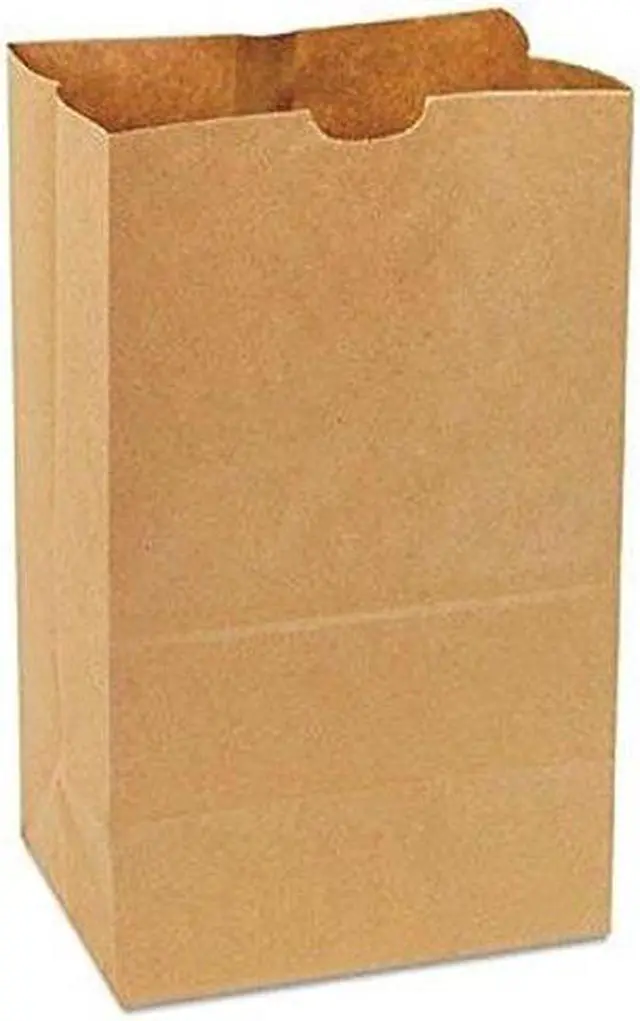 Alt view image 2 of 3 - Grocery Bag Flat Bottom 20# Shorty Brown, Pk500 ZORO SELECT 12R056