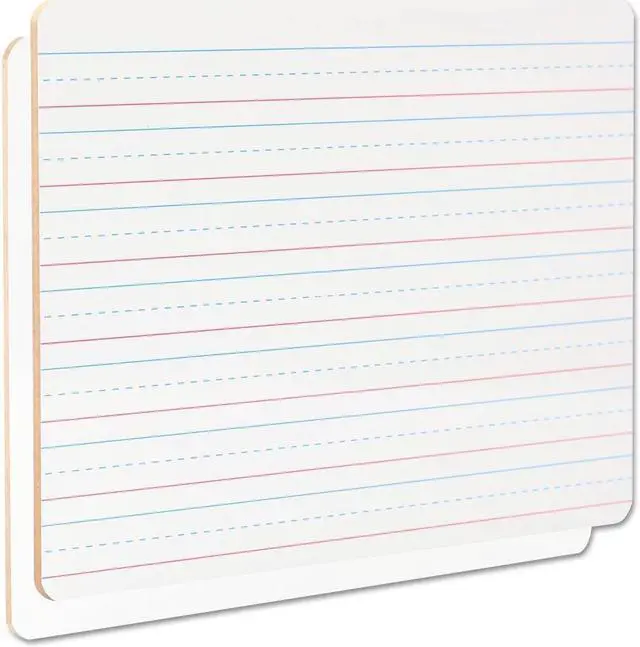 Alt view image 2 of 18 - Universal Lap/Learning Dry-Erase Board Lined 11 3/4" x 8 3/4" White 6/Pack 43911