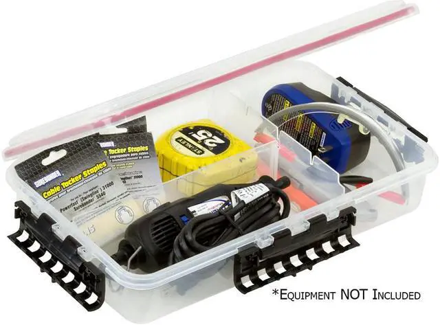 Alt view image 3 of 11 - PLANO 374110 Adjustable Compartment Box with 1 to 4 compartments, Plastic, 3" H