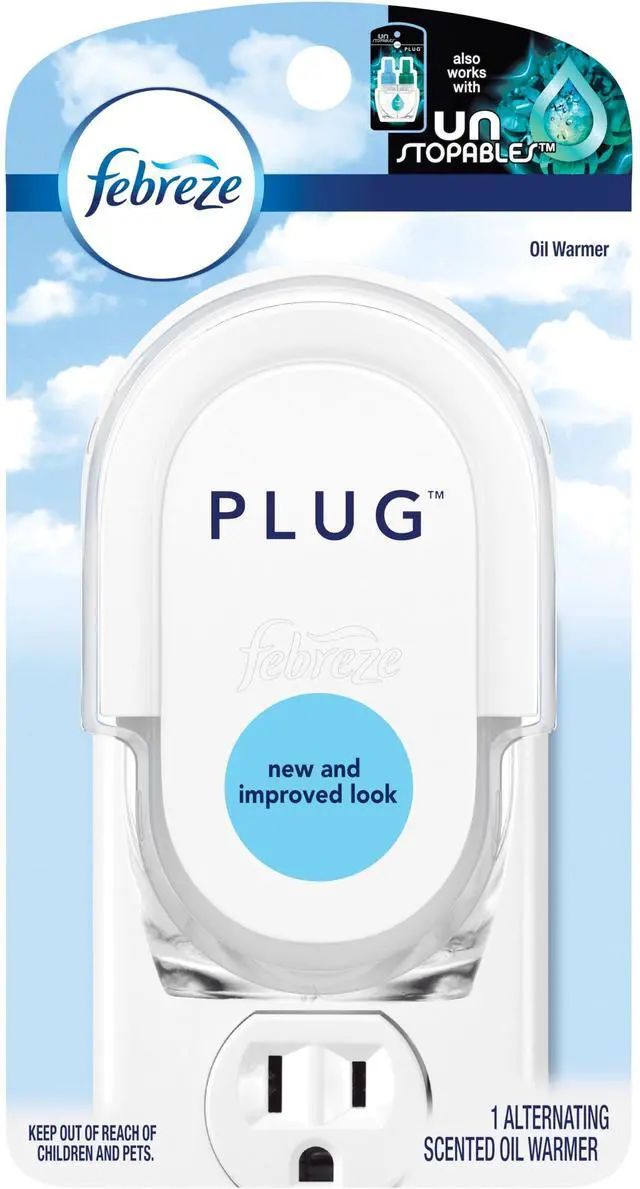Alt view image 2 of 13 - Febreze PLUG Air Freshener Warmer 2.5" x 3" x 4" Off White 76985EA