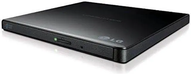 Alt view image 2 of 11 - LG Electronics GP65NB60 External Slim DVDRW 8X USB Black with Cyberlink Software 9.5 mm Retail Storage