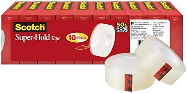 Alt view image 2 of 16 - 3M Tape Extra Adhesive 3/4"x1000" 10 Rolls/PK Clear 700K10