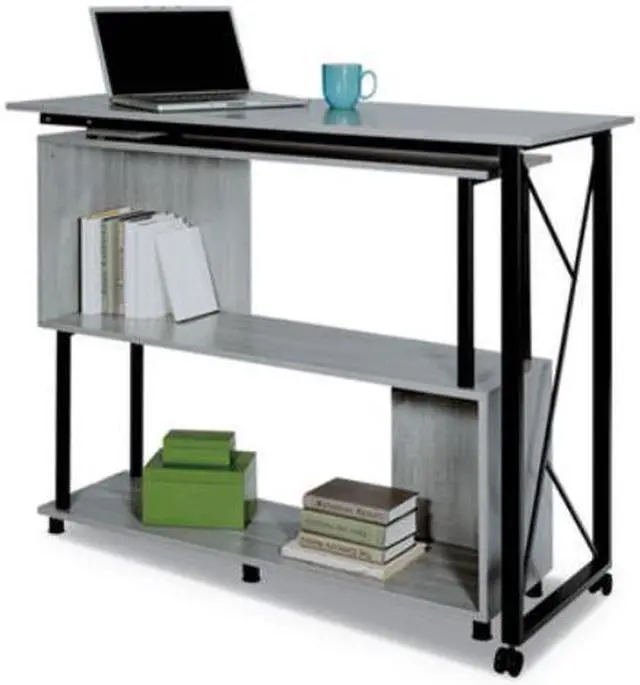 Alt view image 2 of 4 - Safco Products 1904GR Mood Rotating Worksurface Standing Desk
