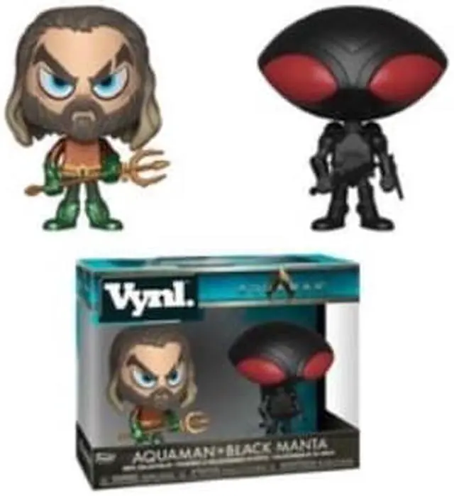 Alt view image 3 of 3 - DC Comics Aquaman: Aquaman & Black Manta Vynl. Figure Set