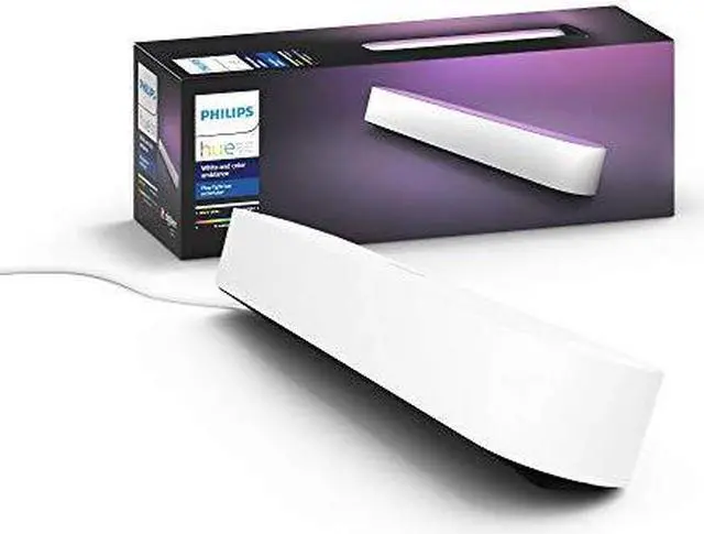 Alt view image 6 of 9 - Philips Hue Play Ambiance Bar Smart Light Extension (Requires Hue Hub, Works with Alexa, HomeKit and Google Assistant) - White