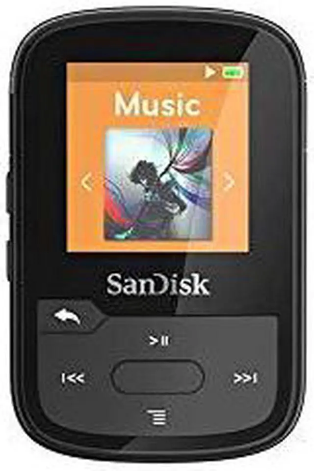 Alt view image 2 of 16 - SanDisk Clip Sport Plus 16 GB Flash MP3 Player - Black