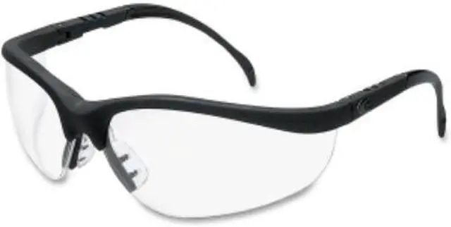 Alt view image 11 of 12 - MCR Safety Safety Glasses Anti-Fog Black Matte Frame CRWKD110AF