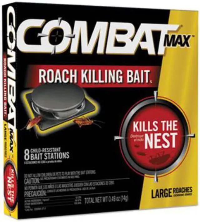 Alt view image 2 of 3 - 8PK LG COMBAT ROACH BAIT DIA 51913