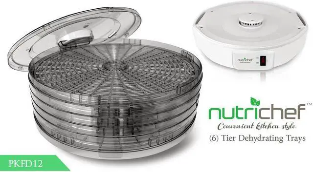 Alt view image 4 of 12 - PYLE HOME PKFD12 Nutrichef Electric Countertop Food Dehydrator/Food Preserver