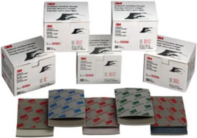 Main image of 3M 02600 4-1/2" x 5-1/2" Microfine Softback Sanding Sponge, Box of 20