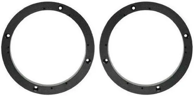 Alt view image 7 of 8 - METRA 82-4300 UNIVERSAL 1 INCH SPEAKER ADAPTER BRACKET SPACER RINGS 6" SPKR NEW