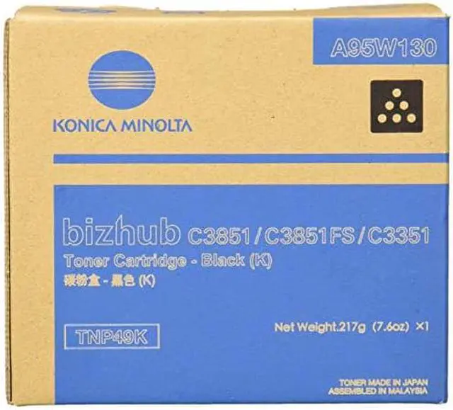 Alt view image 2 of 3 - Konica Minolta A95W130 Toner Ctg, Black, 13K Yield