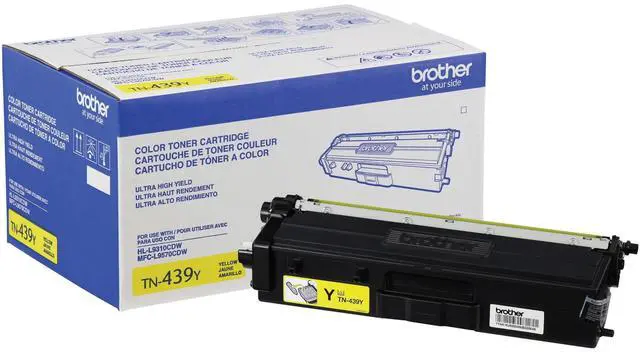 Alt view image 3 of 15 - Brother TN439Y Ultra High Yield Toner 9000 Page-Yield Yellow