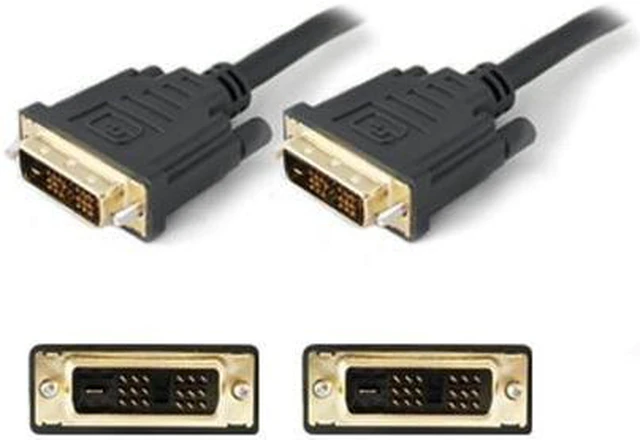 Alt view image 5 of 9 - AddOn DVID2DVIDSL15F AddOn 4.57m (15.00ft) DVI-D Single Link (18+1 pin) Male to Male Black Cable - 100% compatible with select devices.