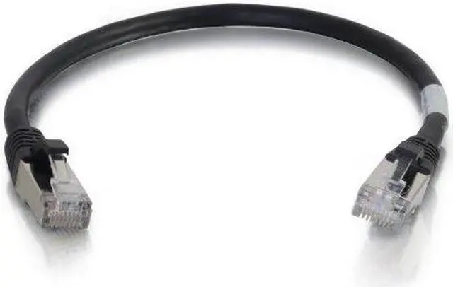 Main image of C2G 00709 Cat6a Cable - Snagless Shielded Ethernet Network Patch Cable, Black (4 Feet, 1.22 Meters)
