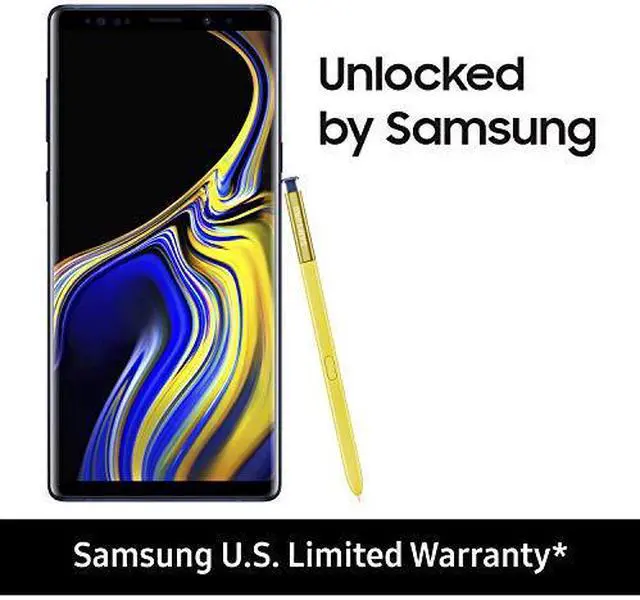 Alt view image 8 of 9 - Samsung Galaxy Note 9 Unlocked Phone with 6.4" Screen, 6GB/128GB, Ocean Blue