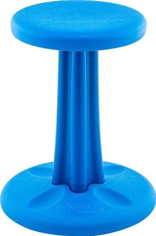Alt view image 4 of 14 - Kore Wobble Chair - Age 8-9, Grade 3-4, Blue (16in) - Flexible Seating Stool for Classroom, Elementary School, ADD/ADHD - Made in USA