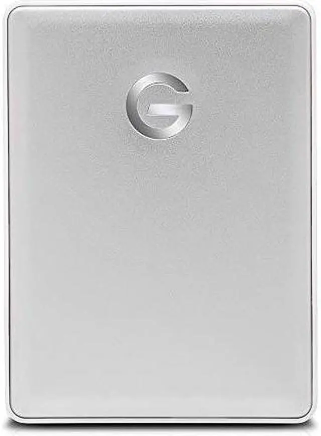 Alt view image 10 of 20 - G-Technology 2TB G-DRIVE mobile USB-C Portable External Hard Drive, USB 3.1 Gen 1, Silver (0G10339)