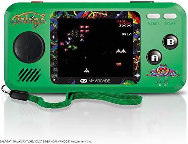 Alt view image 8 of 15 - My Arcade Galaga Pocket Player Portable Handheld with 3 Games: Galaga, Galaxian, & Xevious