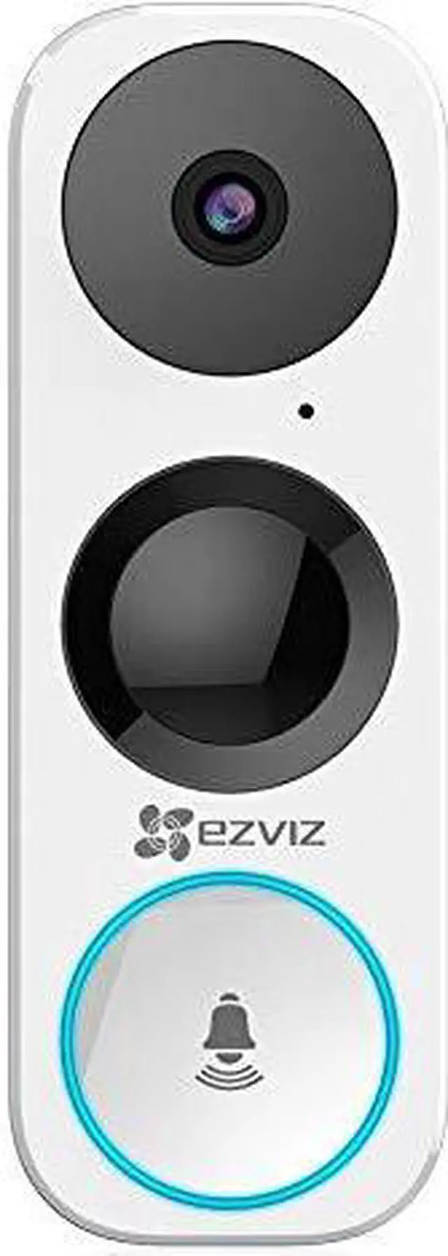 Alt view image 8 of 20 - EZVIZ EZDB11B3 Smart Video Doorbell, Wi-Fi Connected, 180 degree Vertical FOV