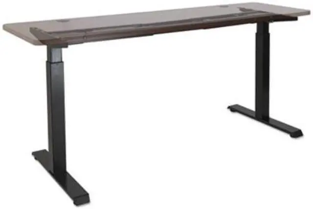 Alt view image 10 of 20 - 2-Stage Electric Adjustable Table Base, 27 1/4" to 47 1/4" High, Black