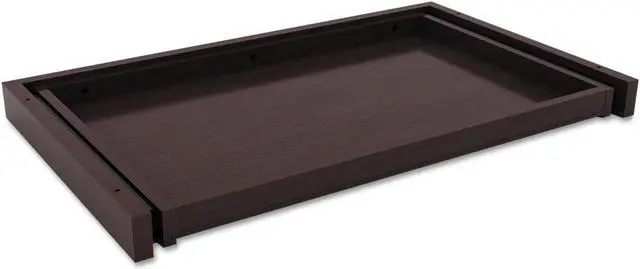 Alt view image 2 of 12 - Alera Valencia Series Center Drawer 24 1/2w x 15d x 2h Espresso VA312414ES