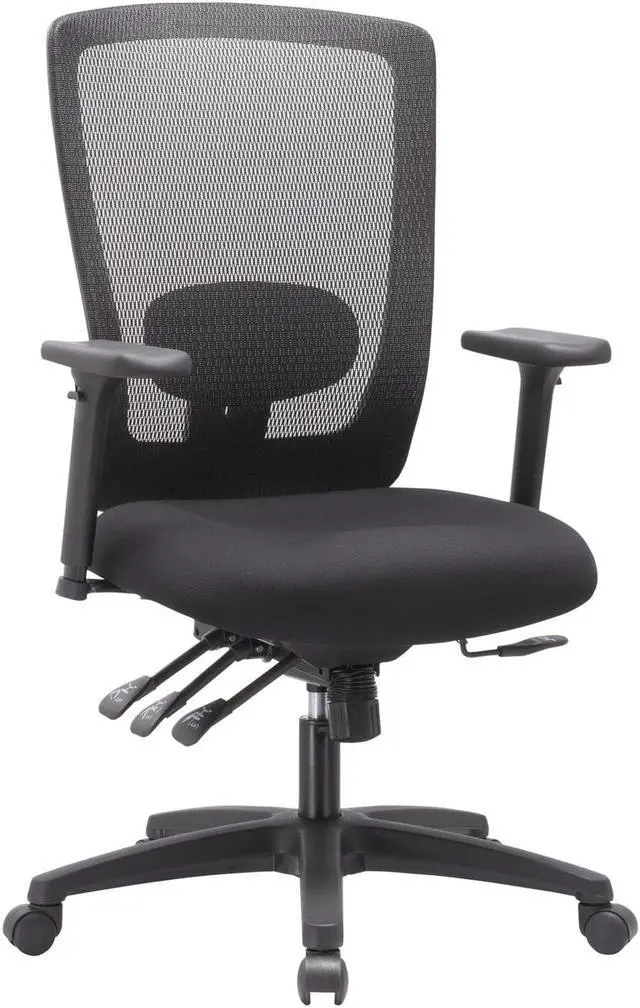 Alt view image 9 of 20 - Alera - HALE754 - Alera Envy Series Mesh High-Back Multifunction Chair, Black