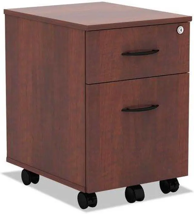 Alt view image 8 of 14 - Alera - VABFMC - Alera Valencia Series Mobile B/F Pedestal, 14 7/8 x 19 1/8 x 22 7/8, Med. Cherry