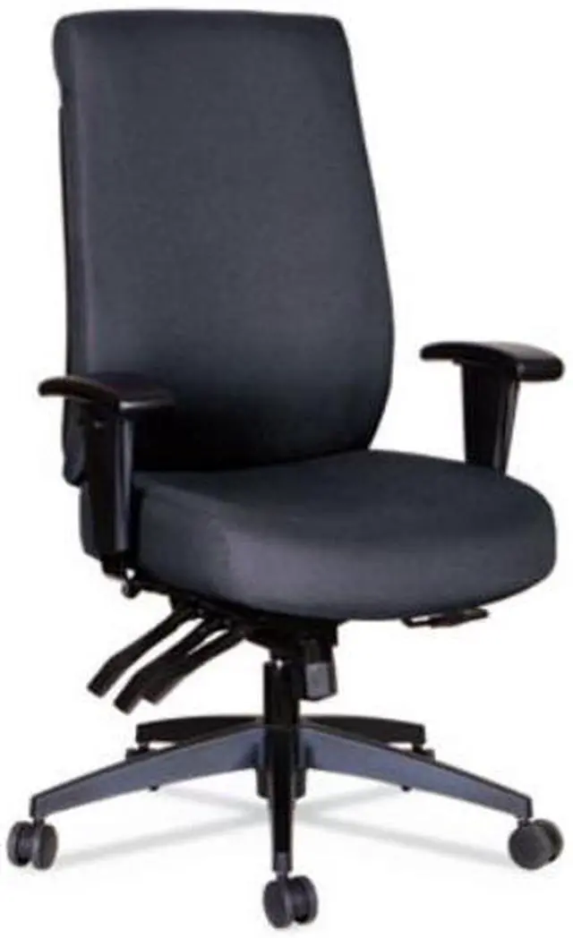 Alt view image 4 of 20 - Alera Wrigley Series 24/7 High Performance High-Back Multifunction Task Chair Black HPT4101
