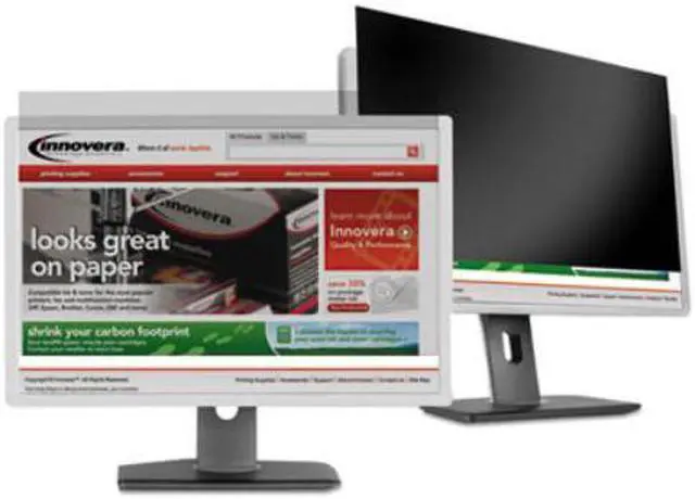 Alt view image 2 of 13 - Innovera Blackout Privacy Filter for 27" Widescreen LCD Monitor 16:9 Aspect