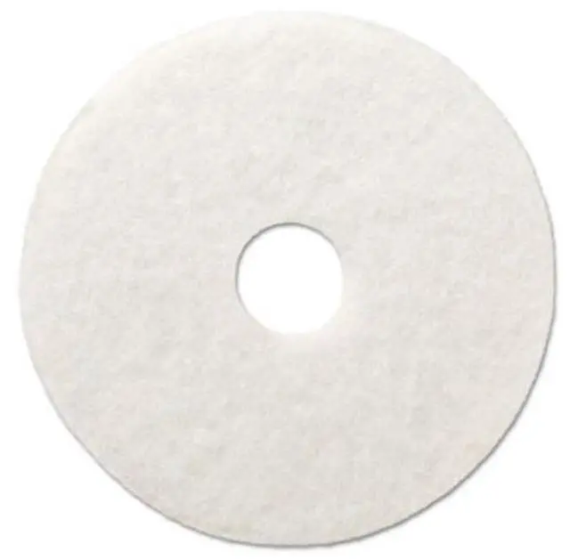 Alt view image 4 of 14 - Standard 24-Inch Diameter Polishing Floor Pads, White BWK4024WHI