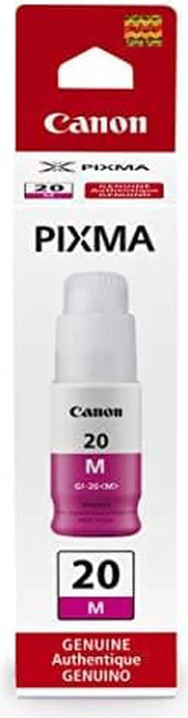 Alt view image 2 of 10 - Canon Canon GI-20 MegaTank Ink - Inkjet - Magenta - 1 Each